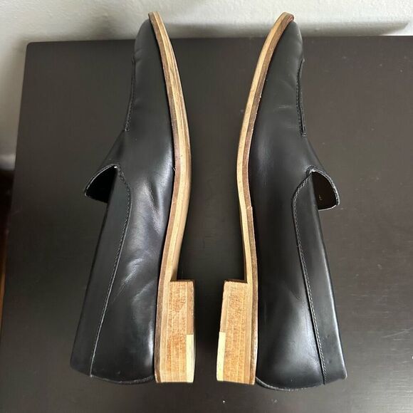 Everlane The Modern Loafer Black Leather Made in Italy size 9 - Picture 6 of 8